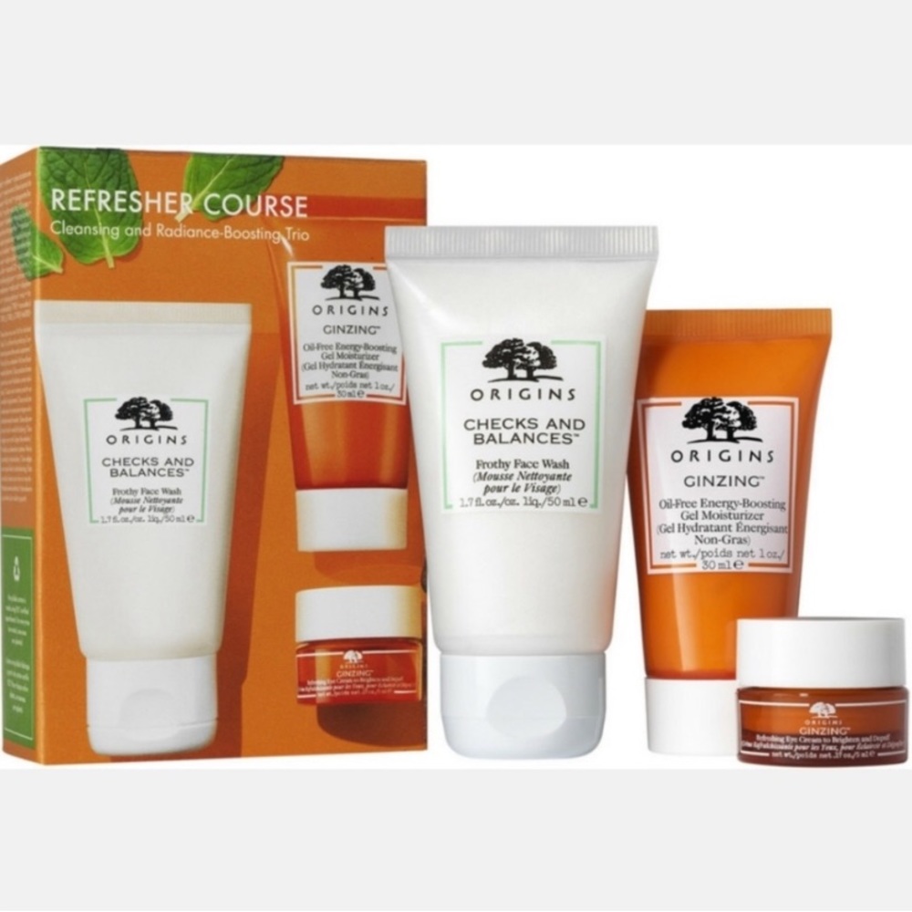 ORIGINS Cleansing And Radiance Boosting Trio